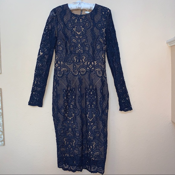 Ministry of Style Blue WILD THING Lace Dress NWT - Picture 3 of 14